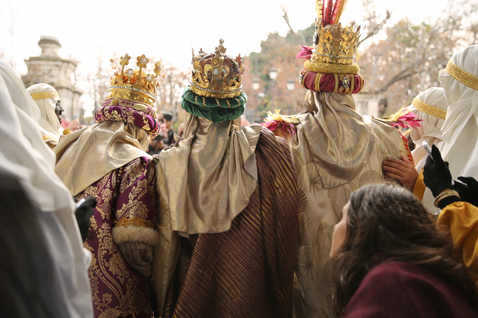 Presentación de los Reyes Magos en Sevilla. Fotografía del Ateneo de Sevilla.