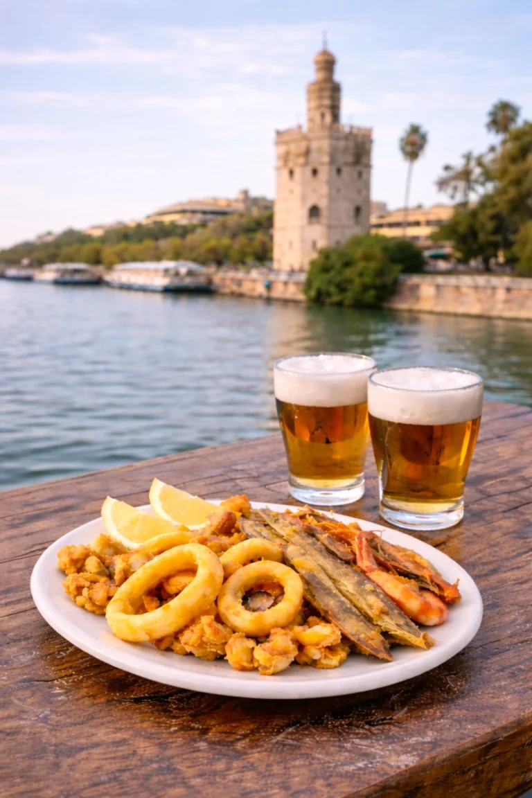 Pescado frito en Triana