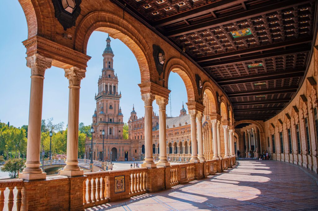 Plaza de España, Seville — Spanish courses in Seville